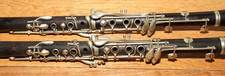 Pair of Buffet Crampon Paris France clarinet A Bb mid century