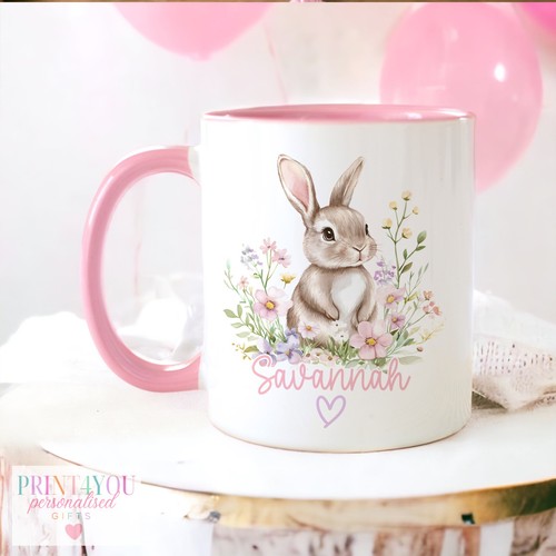 Personalised easter bunny mug - personalised,