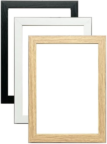 Black picture frame - oak, walnut