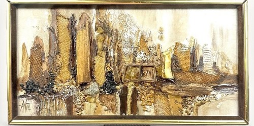 Mcm mixed media painting - media,