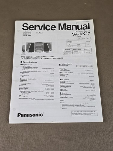 Panasonic stereo system - stereo,
