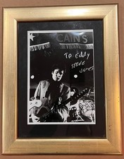 Sex Pistols Steve Jones Cains Ballroom Rare ORIG 1978 USA Signed Photo +COA Punk