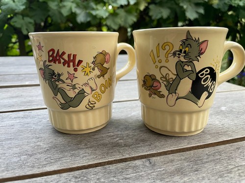 Vintage tom jerry mugs - ,