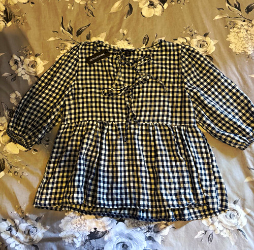 Prettylittlething blue white - &,