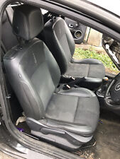 MK3 RENAULT CLIO PH2 09-12 COMPLETE INTERIOR FULL SET OF SEATS HALF LEATHER