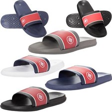 Enzo Mens Sliders Lightweight Holiday Flip Flops Slides Summer Pool Beach Sandal