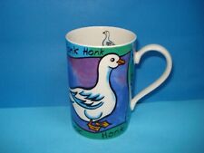 DUNOON POTTERY MUG FUNKY FARM JANE BROOKSHAW HONK