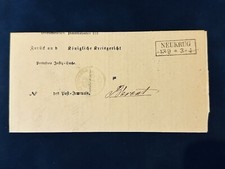 1868 Interesting GERMAN DOCUMENT FROM NEUKRUG GERMANY