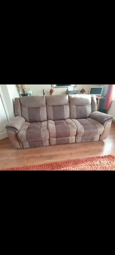 Two toned soft leather suite - two,