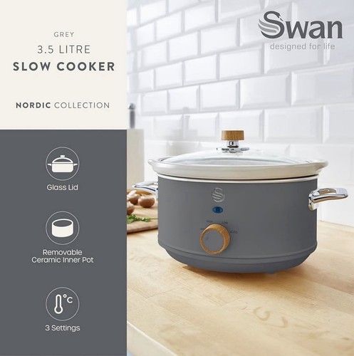 Swan nordic slow cooker - swan,
