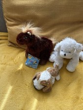 2x Webkinz Soft Toys Horse With Tag & Poodle +  Original Dog Accept only Artists