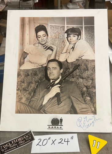 Signed robert vaughn man from - robert,