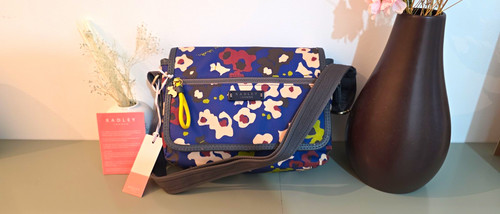 Radley blue floral dog - floral, print