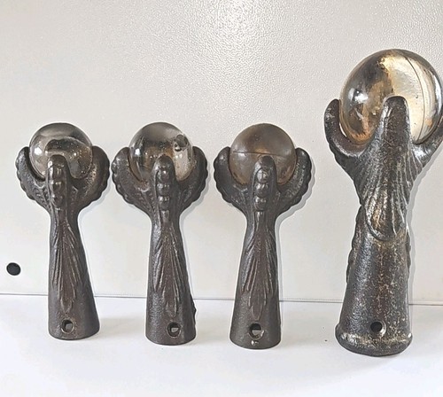 Vtg ornate victorian cast - 4,