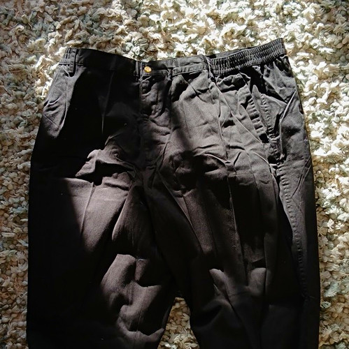 Cotton traders mens black - cotton,