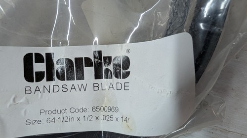 Original clarke bandsaw blades - clarke,
