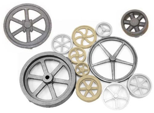 Live steam flywheel castings - steam,