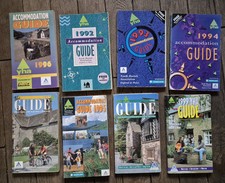 YHA Youth Hostel Association 1990's Handbooks Guides - 8 Booklets Hiking/Hostels