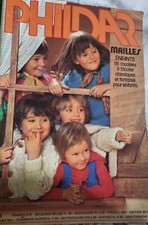 VINTAGE PHILDAR MAILLES ENFANTS & CHILDREN KNITTING PATTERN BOOK. NO. 38