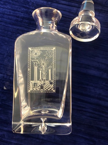 Masonic tracing board glass - masonic,