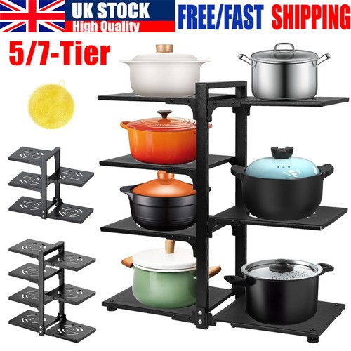 Adjustable pan organiser - organiser, pot