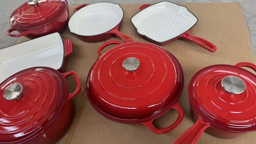 Piece enamel cast - 11-piece,