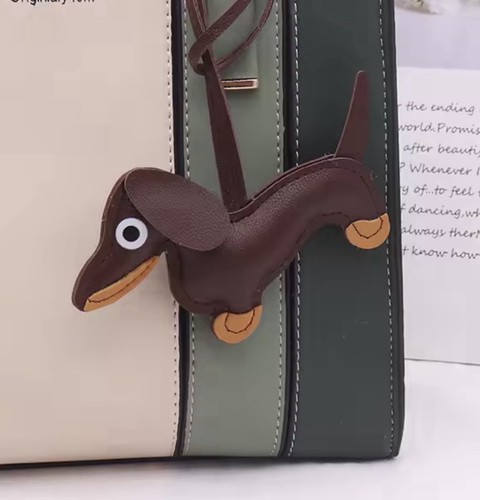 Dachshund sausage dog - dog, bag