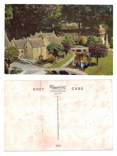 Postcard model village - -,