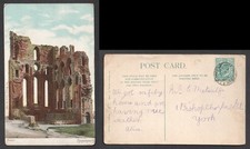 1904 KEVII Whitley Bay RSO Northumberland Cancel on Tynemouth Postcard. Railway