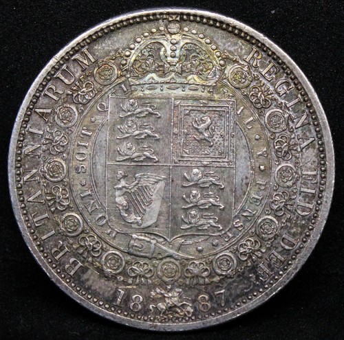 Crown 1887 victoria - 1/2,