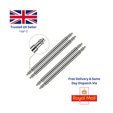 2x Spring Bars Pins Watch Strap Replacement Stainless Steel Strong 20/22mm