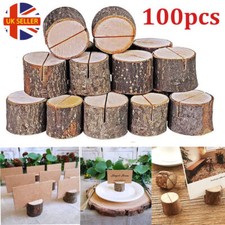 100 Wooden Table Card Holder