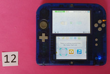 Nintendo 2DS Alpha Sapphire Transparent Blue Console - Great Condition