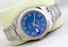 Rolex Datejust 41 (2015) - 116300 Watch - Blue Dial & Oyster Bracelet