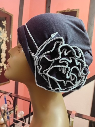 Navy flapper style - ladies, hat