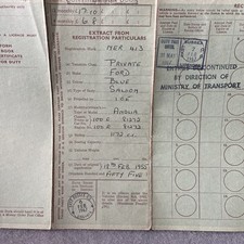 FORD ANGLIA 100E 1955 BLUE