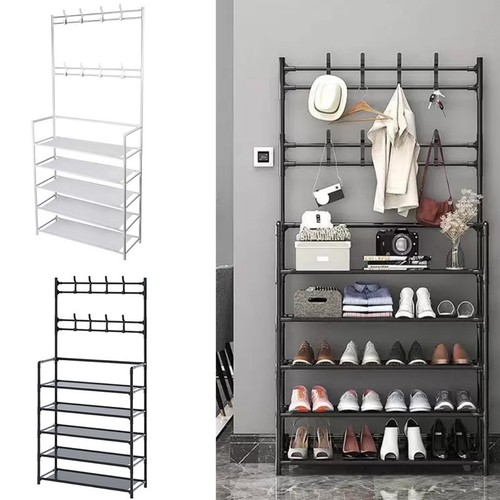 Tiers shoe rack shelf coat - 5,