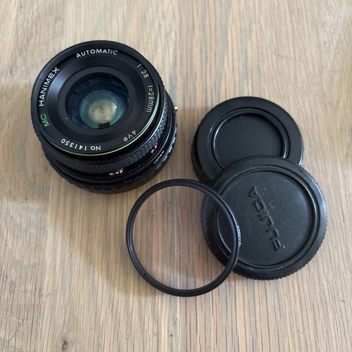 Hanimex 28mm 8 - mc, f/2.8