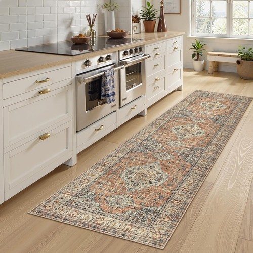 Oriental washable runner rug - oriental,