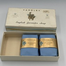 Vintage Yardley English Lavender Soap, 3oz bars 2 in box