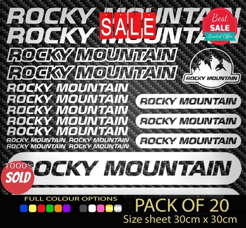 Rocky mountain vinyl decal - mountain,