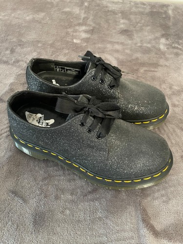 Martens 1461 black glitter - martens,