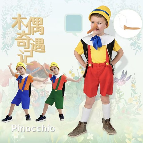 Kids pinocchio costume - pinocchio, boys