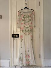 Temperley London Aubrey Embroidered Wedding Dress. Hand embroidered lace