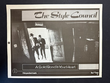 STYLE COUNCIL - A SOLID BOND IN YOUR HEA 8.5x11" 1983 MAGAZINE PRESS ADVERT SH06