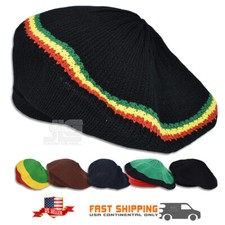 Rasta Hat Crown Roots Dread Tam Reggae Marley Reggae Dubwise Jamaica M/L Fit NEW