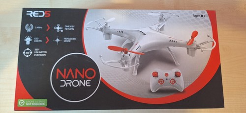 Red nano drone ages - red, 8+