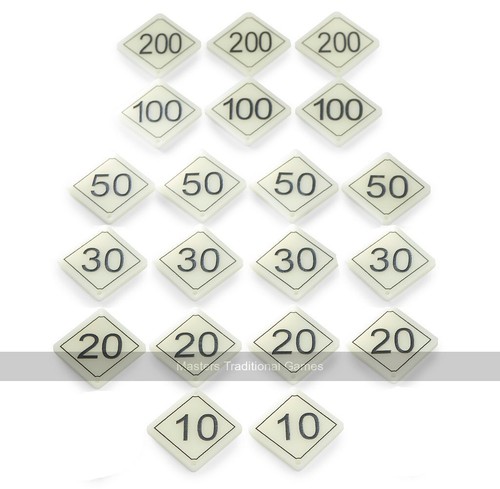 Bar billiards plastic numbers - billiards,