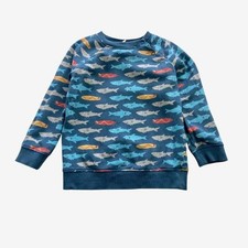 Frugi, Shark And Surfboard Sweater, 0-3 Months 104362/2