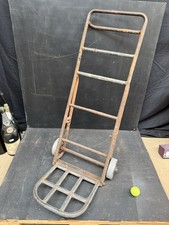 Tall Vintage Steel Sack Truck with 17cm wheels